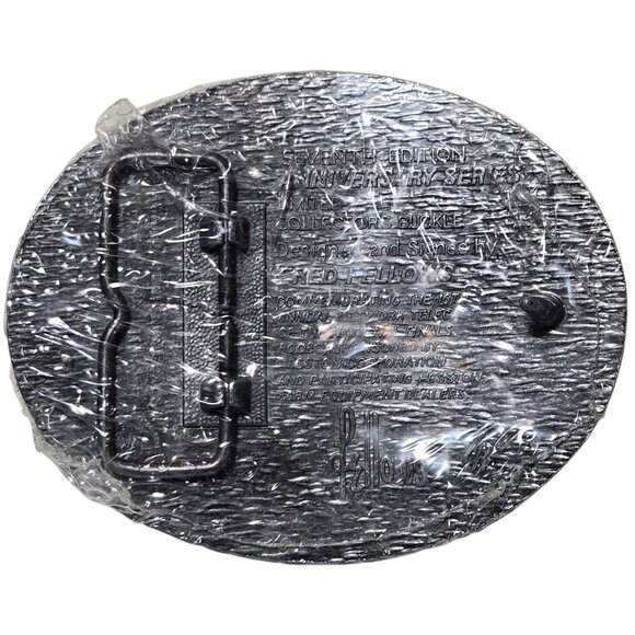 1989 NFR Belt Buckle NOS National Finals Rodeo Steer Wrestling Horse Cowboy - Picture 8 of 10